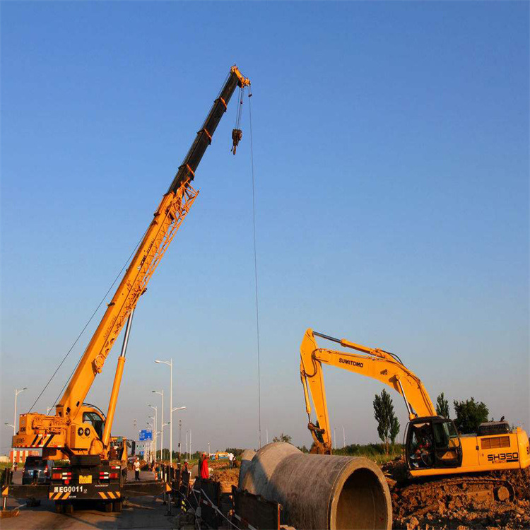 金乡25吨吊车吊8吨,最远吊多少米