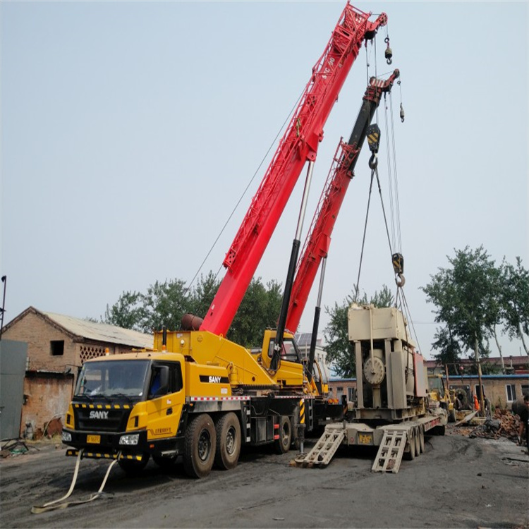 金乡附近大吊车出租|工地吊装设备租赁